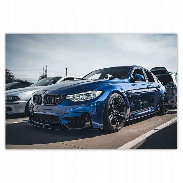 Fototapety 200x135 Modré Bmw M3 Auto
