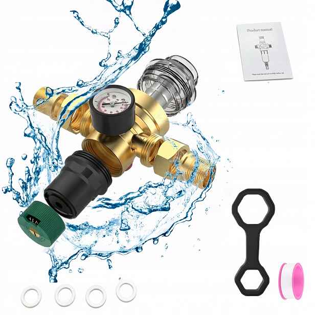 Membránový Reduktor Tlaku Vody S Filtrem 3/4" DN20