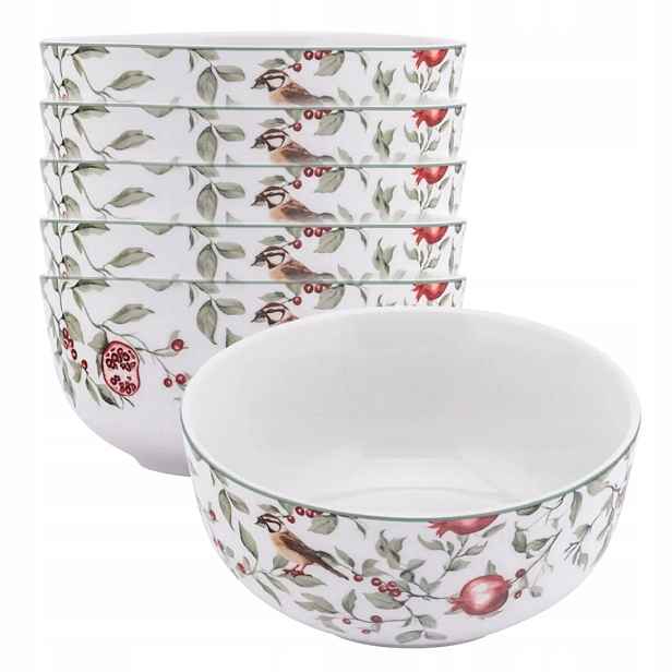 Misky sada 6 ks salátů 550 ml, ovesná polévka Altom Design Granada 14 cm