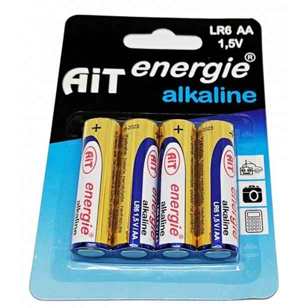 Tužková baterie (4 ks) Alkaline LR6 AA