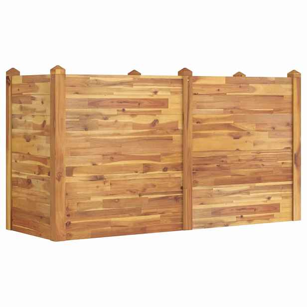 vidaXL Zahradní vyvýšený záhon 160 x 60 x 84 cm masivní akáciové dřevo