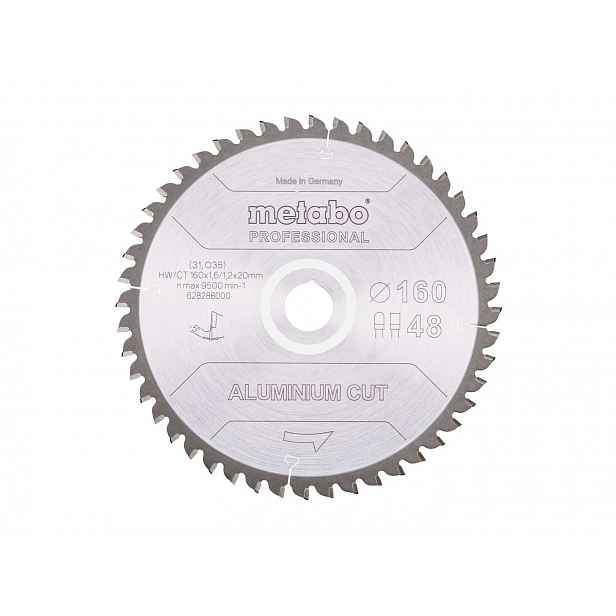 Metabo - Pilový kotouč do hliníku, 160x20 mm, 48 zubů 628288000
