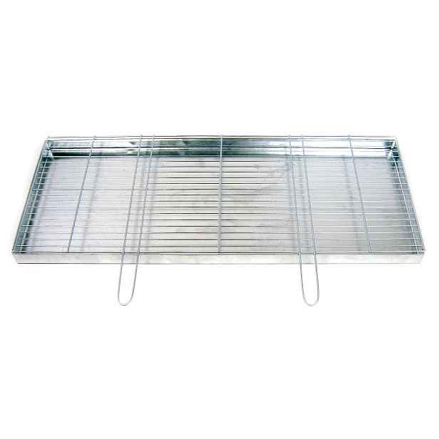Rošt pro stavbu grilu 100 x 40 cm popelník