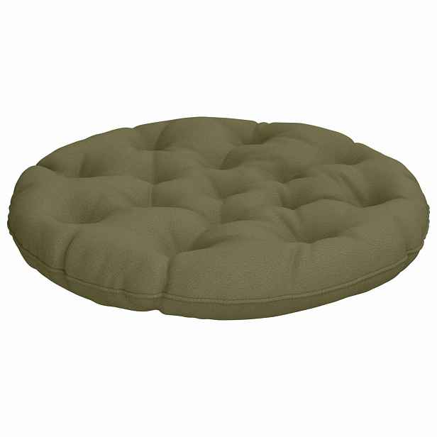 vidaXL Polštář na závěsné křeslo VIANEN 100% polyester Olivově zelená