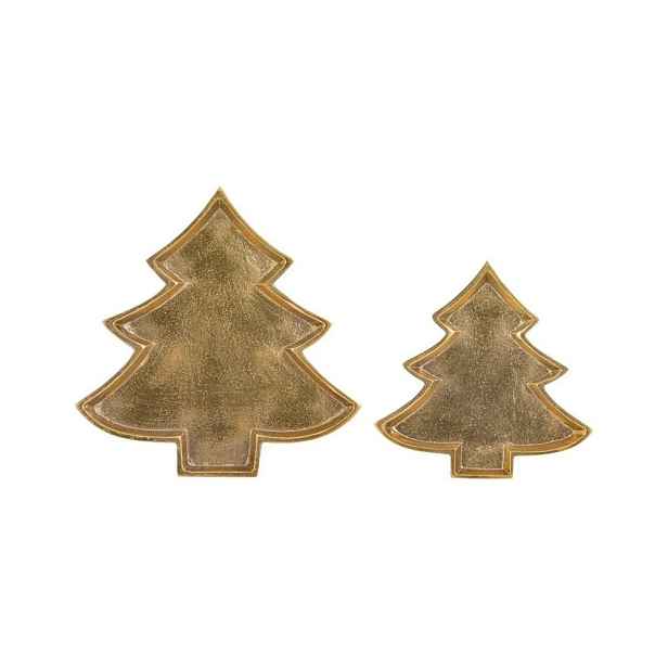 Kovový dekorační tác 24x23 cm Noelle Christmas Tree – Ladelle