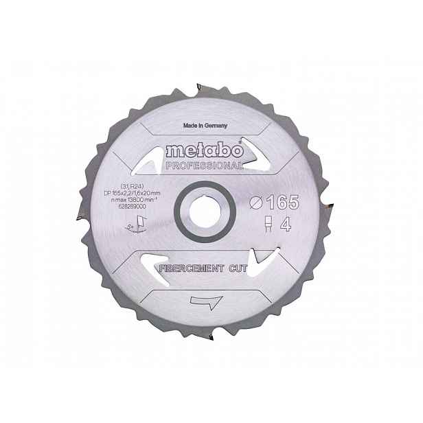 Metabo - Pilový kotouč 165x20 mm, 4 zuby 628289000