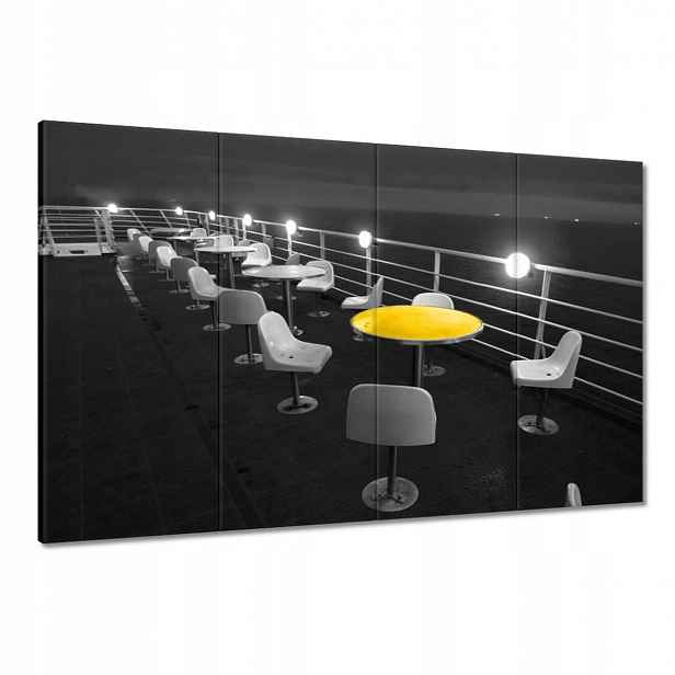 Obrazy 120x80 Žlutý konferenční stolek