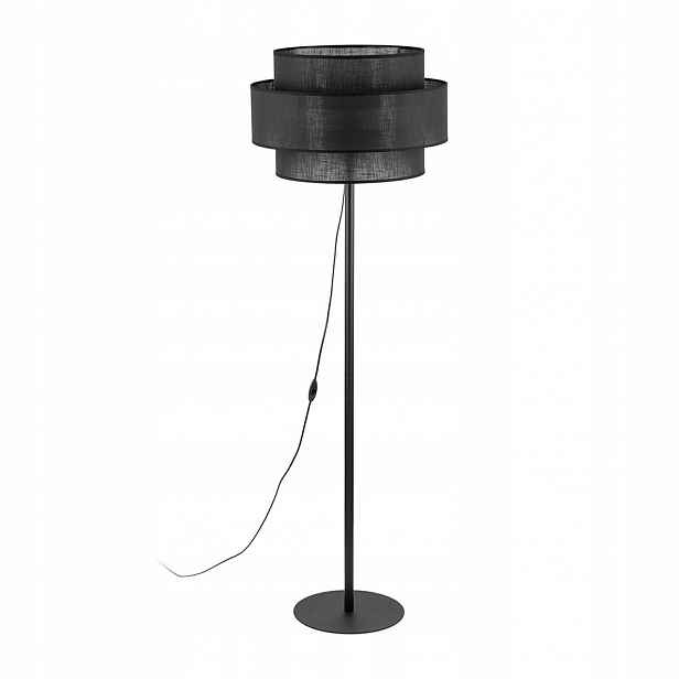 Stojací Lampa Stojící Černá Kov 155 cm Výška E27 Tk Lighting