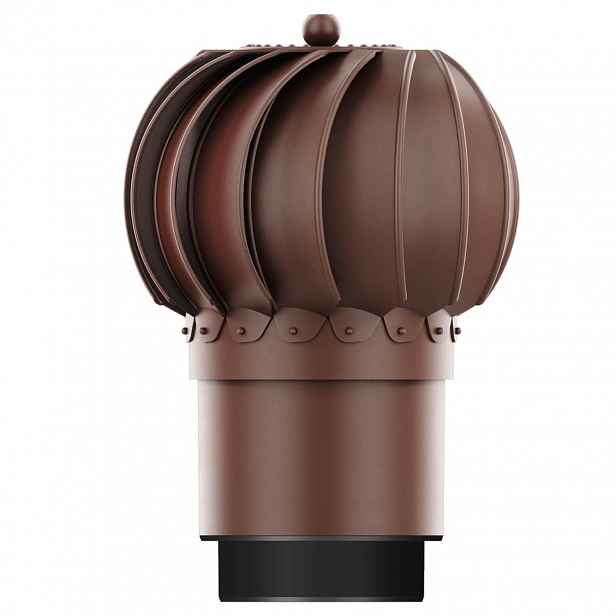 Komínová vložka pro ventilaci Otočná fi150+REDUKCE 125 Bronz 8017