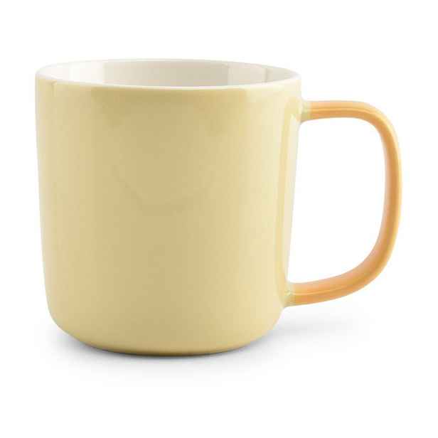 Světle žlutý hrnek z kostního porcelánu 370 ml Mae – ONA
