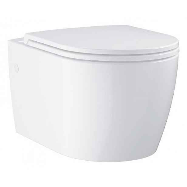 Wc s prkénkem softclose závěsné Grohe Bau Ceramic alpská bílá 103860SH00