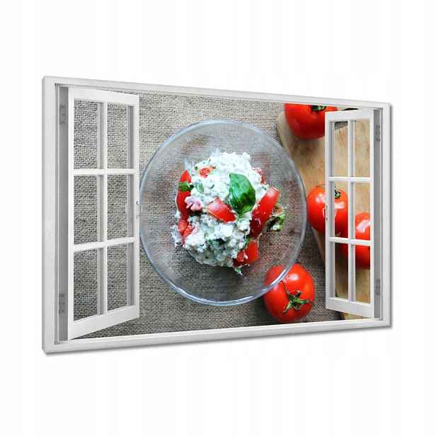 Obrazy 90x60 Rajčatová svačinka