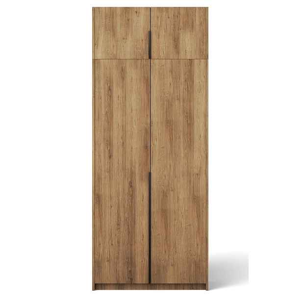 ADRK Šatní skříň s nástavcem Begma 100 cm dub Artisan