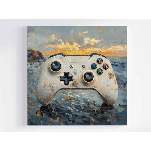 Obraz Na Plátně Canvas Gaming Hra Gamer Pc Konzola Kontroler Pad 50x50