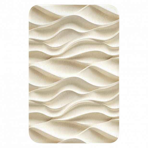 OnlyWow WC PŘEDLOŽKA Linie - Vlnité - Krémové 40x60 cm