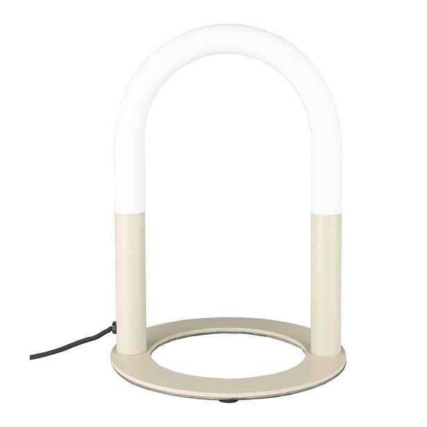Béžová kovová LED stmívatelná stolní lampa (výška 36 cm) Arch – Zuiver
