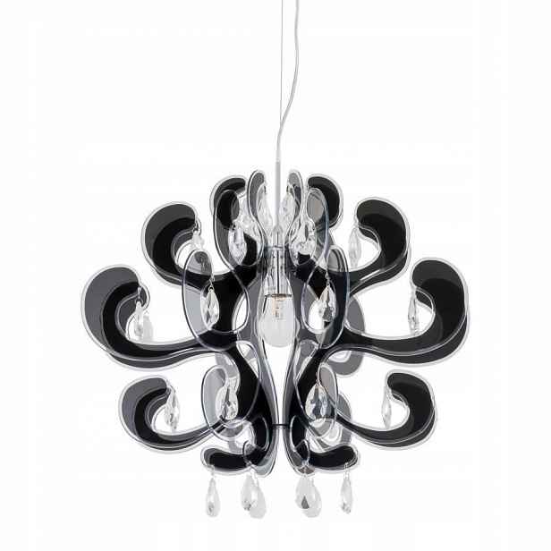 Závěsná lampa Zwis Pendel Emporio Černá E27 Glamour 60W Nastavitelná Italux