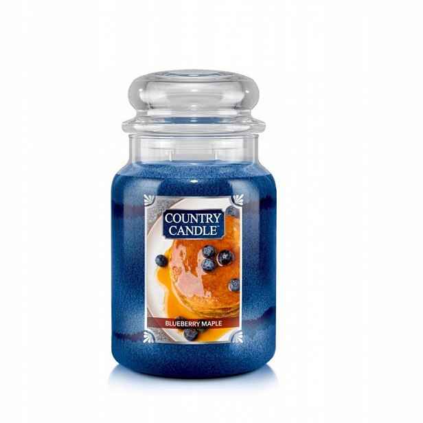 Blueberry Maple – Country Candle – velká vonná svíčka se dvěma knoty (6