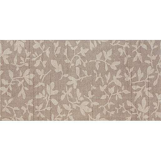 Dekor Rako Textile hnědá 20x40 cm mat WADMB113.1