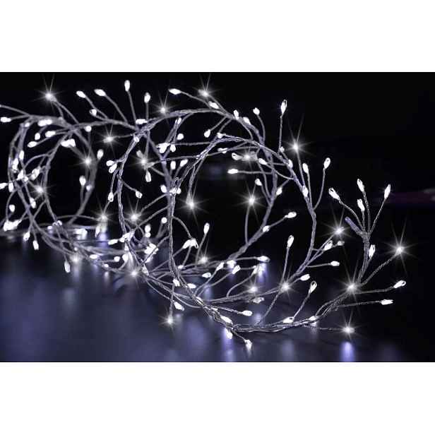 Světelná Girlanda Větvička Venkovní Studená Bílá 400 Led 100 CM