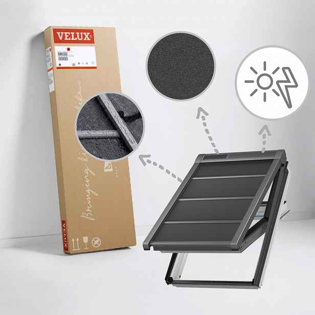Venkovní zatemňovací solární markýza Velux Sss 78x140 MK08 M08