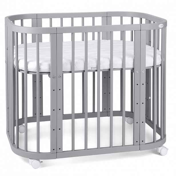 waldin DĚTSKÁ POSTÝLKA GREY 5v1 s matrací