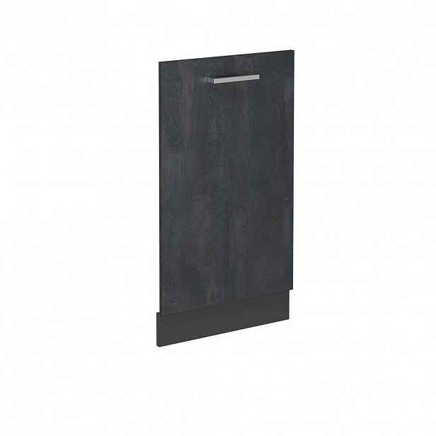 Vicco ČELNÍ PANEL MYČKY R-Line Černý beton 45 cm bez pracovní desky