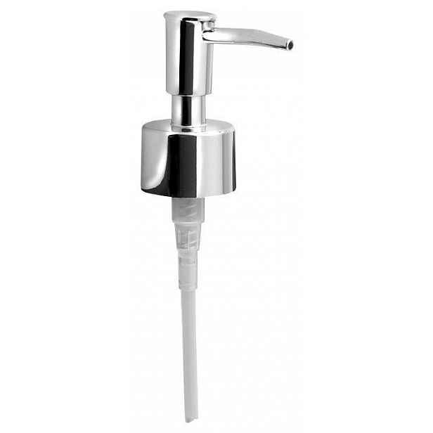 AQUALINE - Pumpička k dávkovači mýdla, plast, chrom SB193