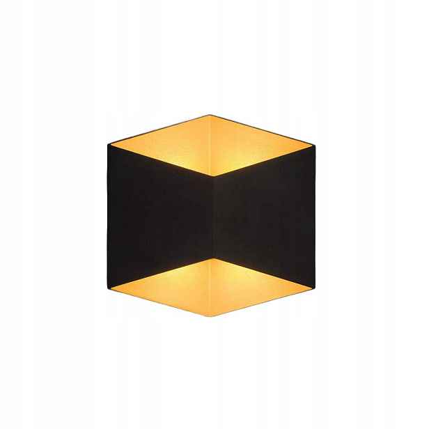 Nowodvorski Triangles Led nástěnné svítidlo 5W IP54 Černo-zlatý hliník 3000K