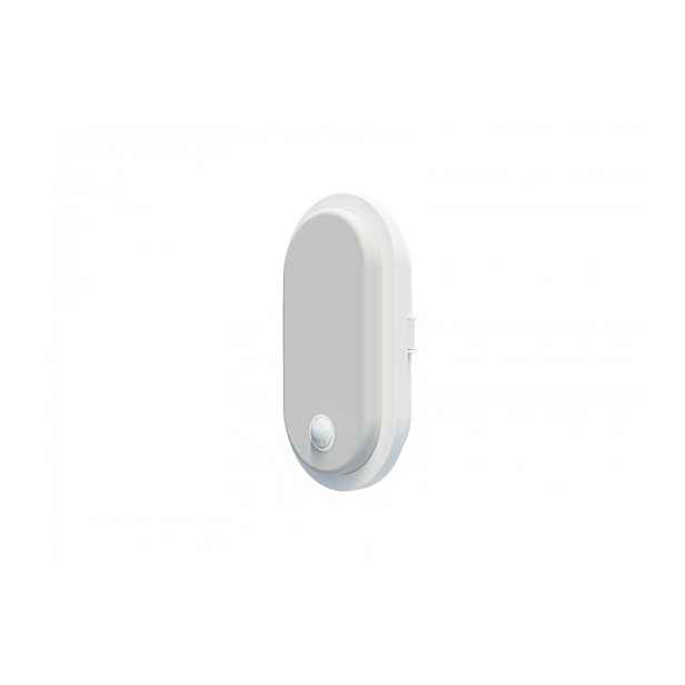 Svítidlo LED s čidlem pohybu a soumraku Panlux Oval 10 W 1 000 lm