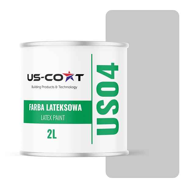 Barva Šedá Světlá H1061, Odstín Modrý, 2L, Hluboký Mat