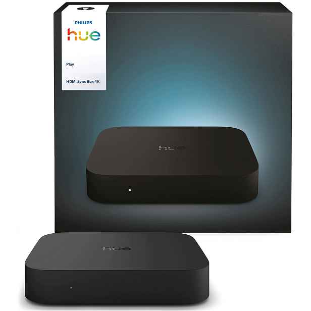 Centrála Sync Box Hdmi 4K Černá Inteligentní Smart Play Philips Hue