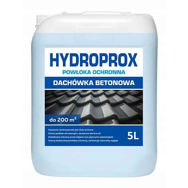Hydroprox Ochranná Vrstva Pro Betonové Střešní Tašky 5L do 200 m2