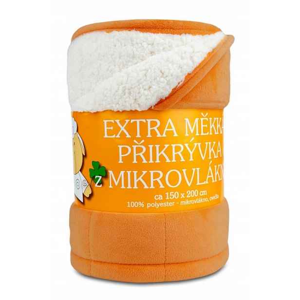 Svitap Deka mikrovlákno Ovce prošev rezavá 150x200 cm