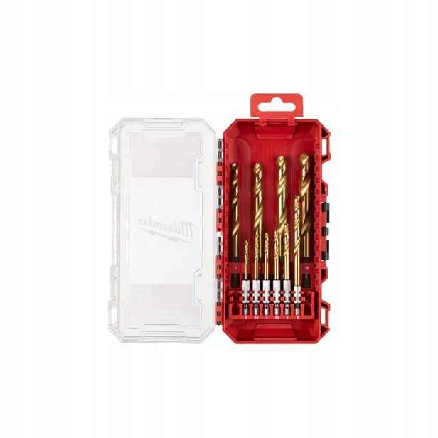 Uderové vrtáky do kovu Hss G TiN 3-10 mm 10 Ks Milwaukee 4932493865