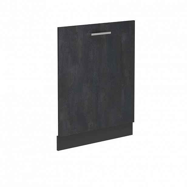 Vicco ČELNÍ PANEL MYČKY R-Line Černý beton 60 cm bez pracovní desky