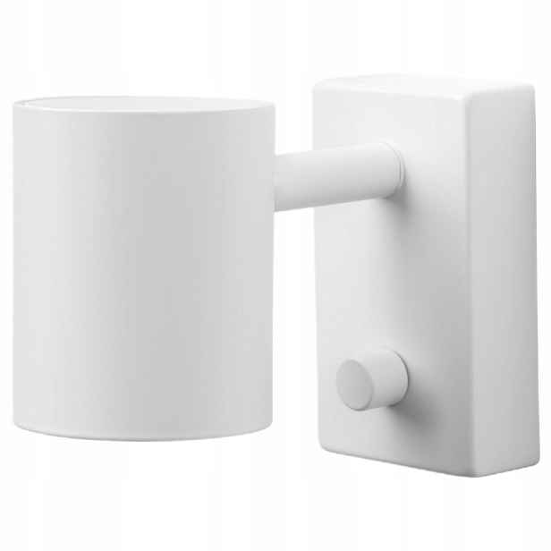 Nástěnná lampa na čtení s pevnou montáží GU10 nastavitelná Ikea Nymåne bílá