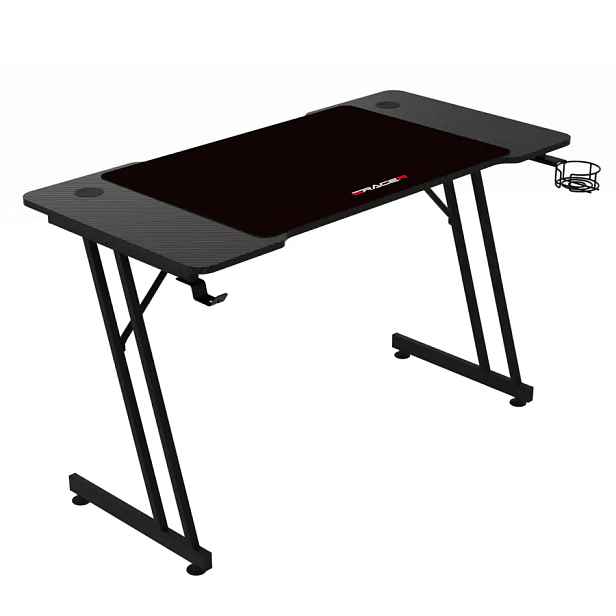 Autronic Herní stůl LT-H1102 BK 120 × 60 cm – carbon