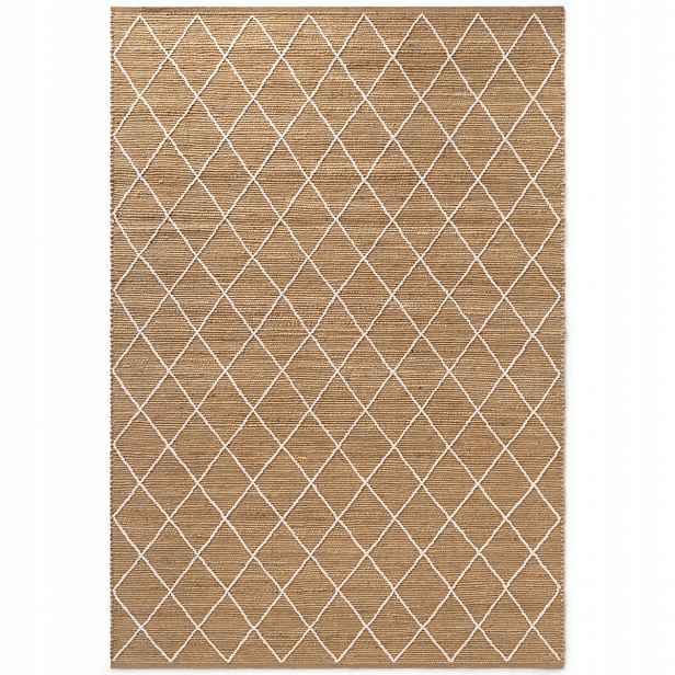 Koberec z juty boho do obývacího pokoje 200 x 300 cm, přírodní béžový koberec z juty