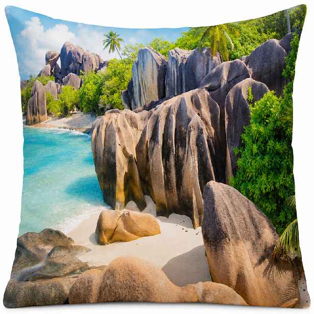 Povlak na polštář EXOTIC 40x40 cm  skalnaté pobřeží  MyBestHome