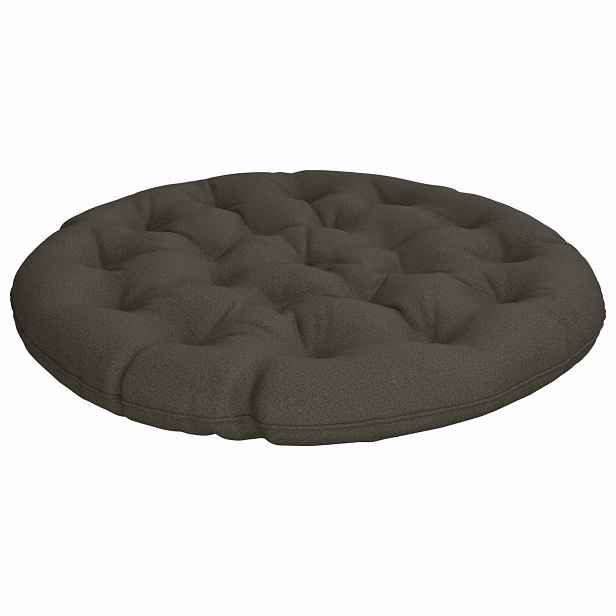 vidaXL Polštář na papasan VIANEN 100% polyester Antracitová