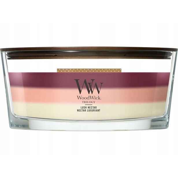 WoodWick Trilogy svíčka loď Lush Nectar 453.6 g