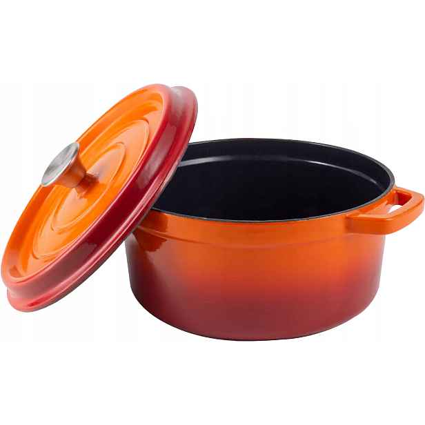 Hrnec Vintage Cuisine 2,2 l oranžový ombre