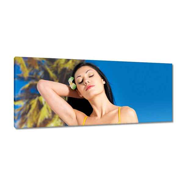 Obrazy 100x40 Žluté bikiny Tropiki Top
