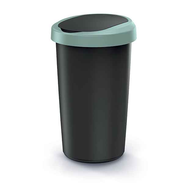 Prosperplast Odpadkový koš COMPACTO 25 L černý/zelený