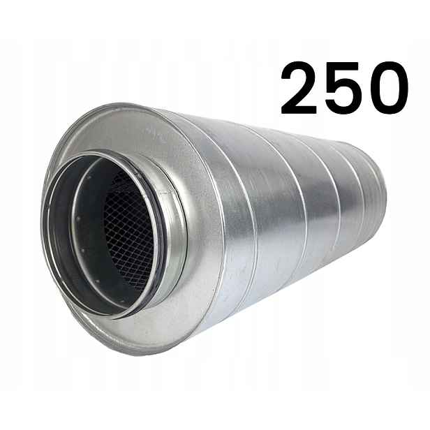 Tlumič kanálový akustický, pozinkovaný, fi 250 900 mm TP250L900
