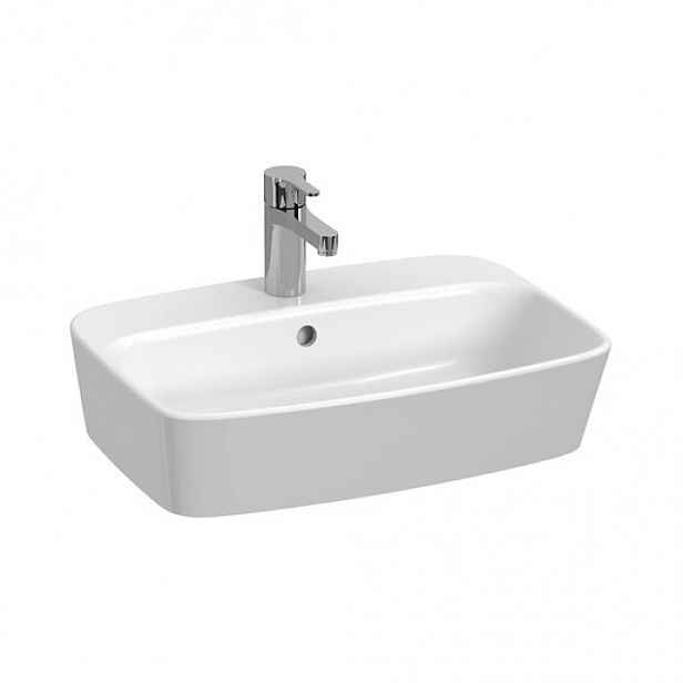 Umyvadlo na desku Jika Lyra Plus 55x40 cm otvor pro baterii uprostřed H8183820001041