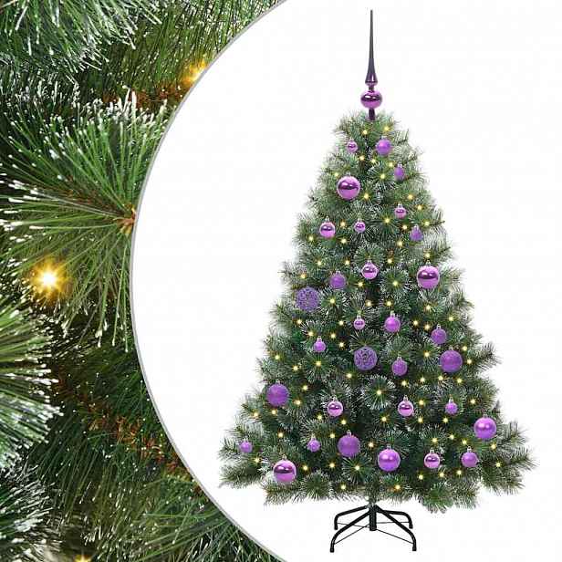 vidaXL Umělý vánoční stromeček s stojanem Zelená 120 cm PE a PVC