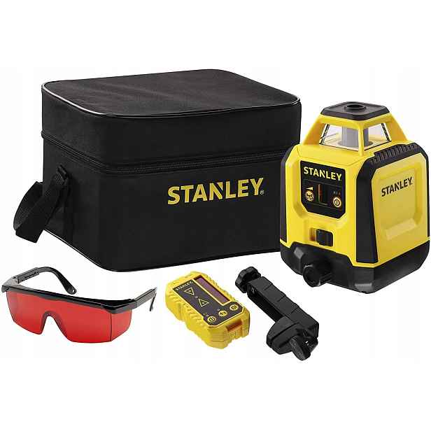 Stanley STHT77616-0 Laser Rotační Nivelátor Červený 30 m IP54 +/- 3 Stupně