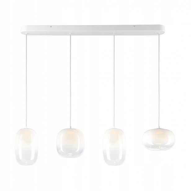 Závěsná lampa Milagro Vaso Bílá 4x Led stínidlo 15W 1689lm Nastavitelná 89 Cm